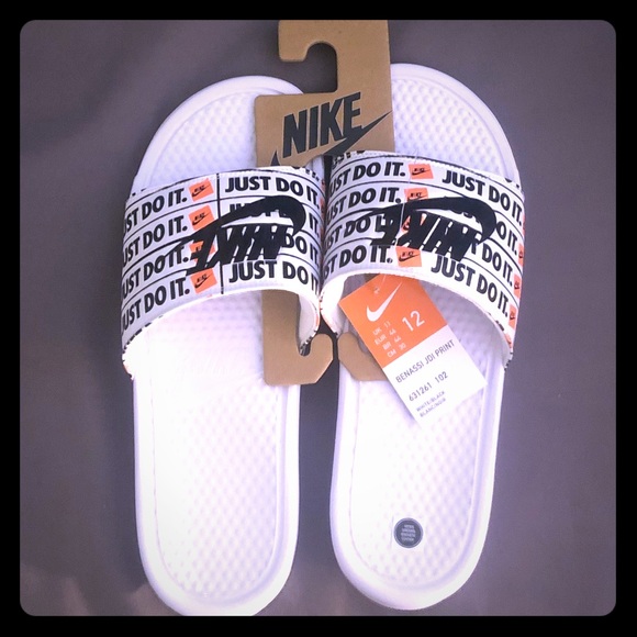 nike just do it flip flops